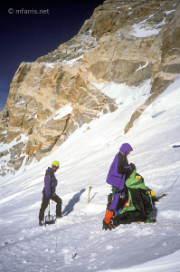 Malte, Paul, and I set up Camp 3 at 7200m on the north face of Kangchenjunga, the world's third highest peak.